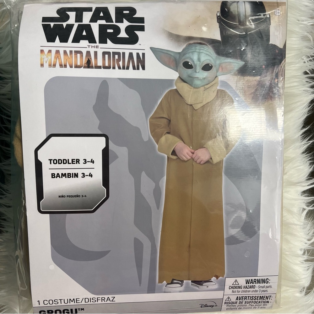Star Wars The Mandalorian Grogu Toddler Costume - Brown 3T - 4T